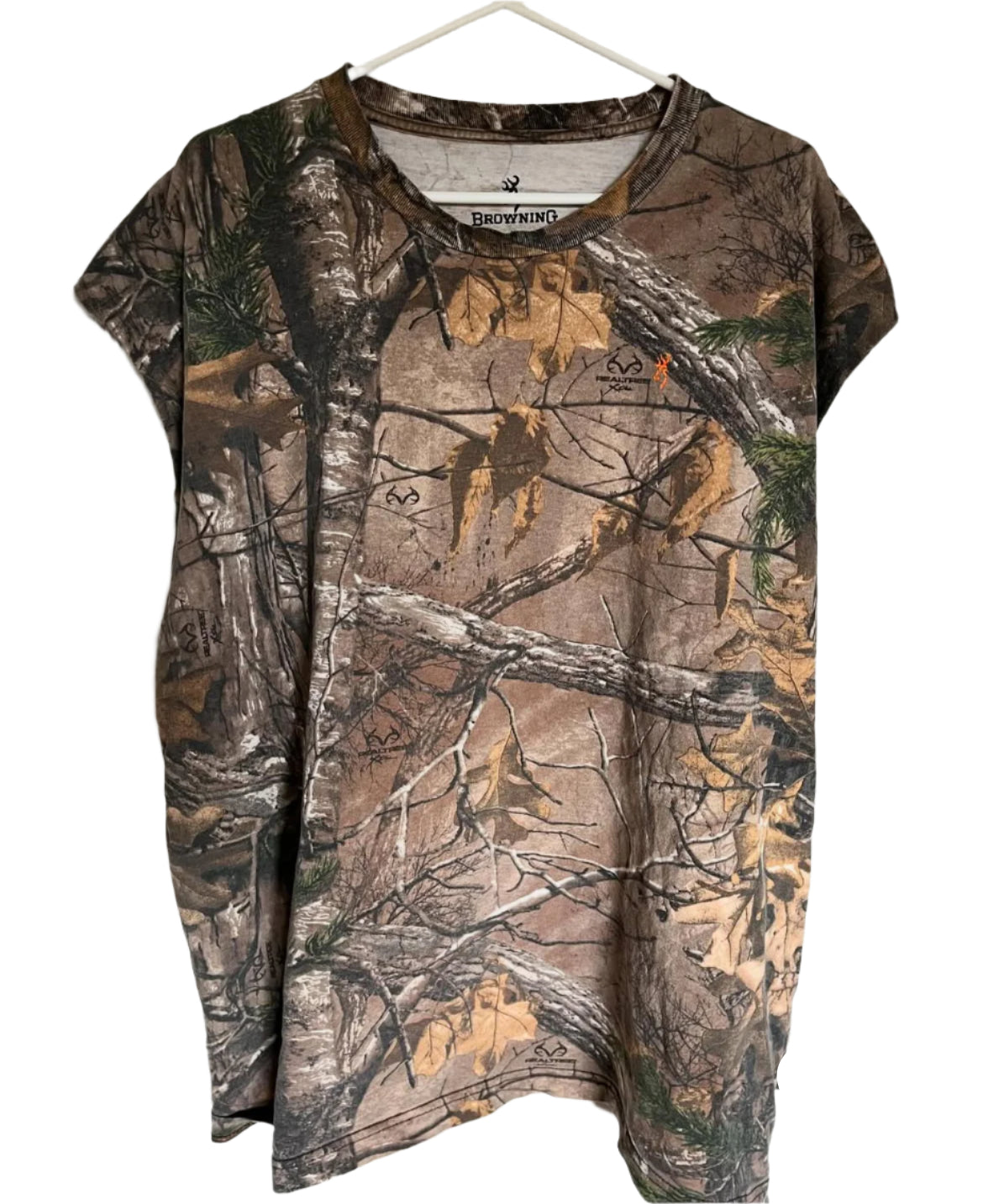 Realtree Camo Cut Sleeves Tee