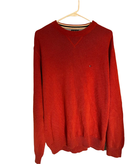 Tommy Hilfiger Orange Longe Sleeve Knitted Sweater