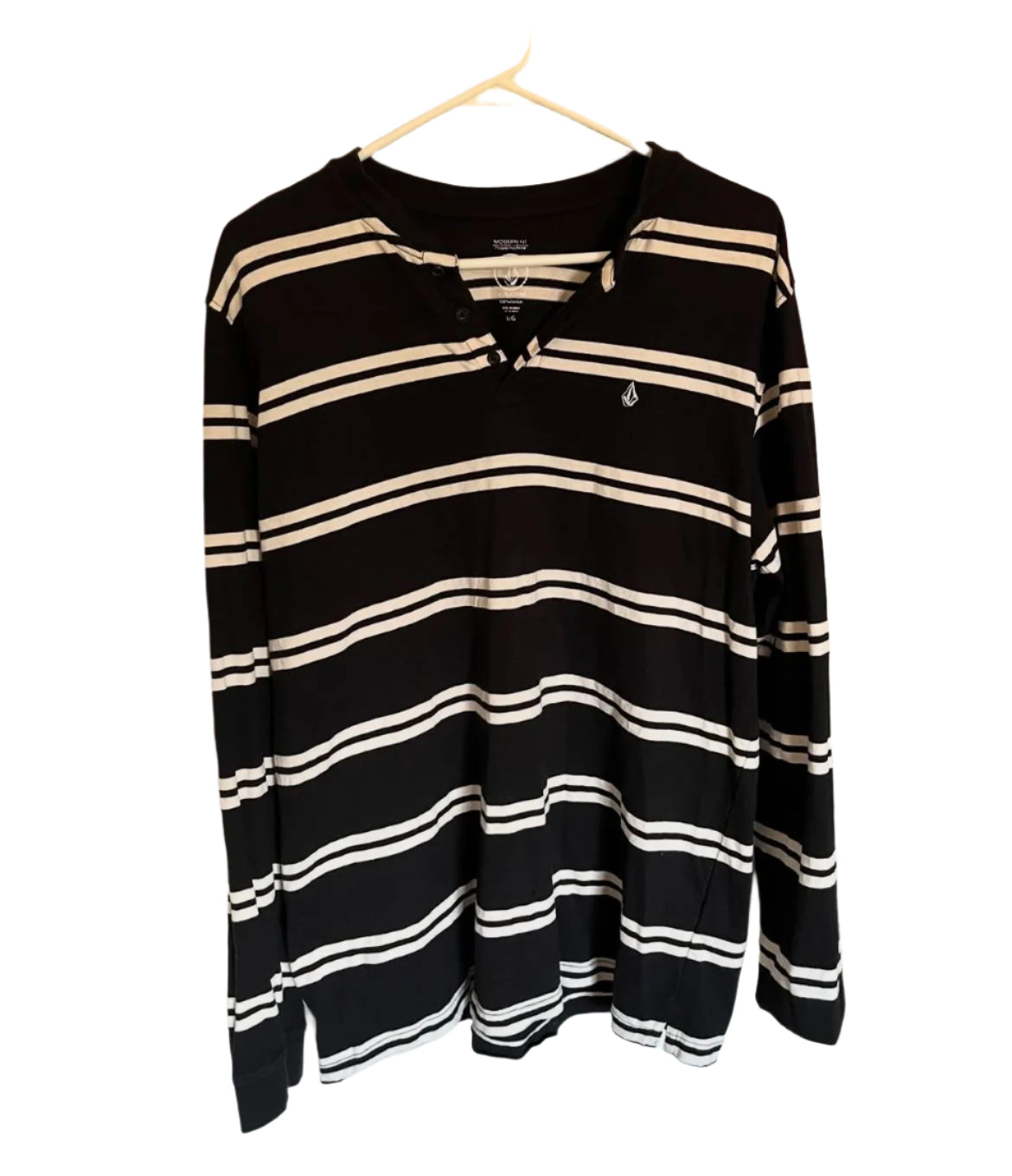 Volcom Black/White Striped Sweater