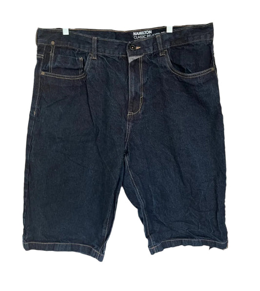 Sean John Jorts Hamilton Relaxed Dark Wash Denim