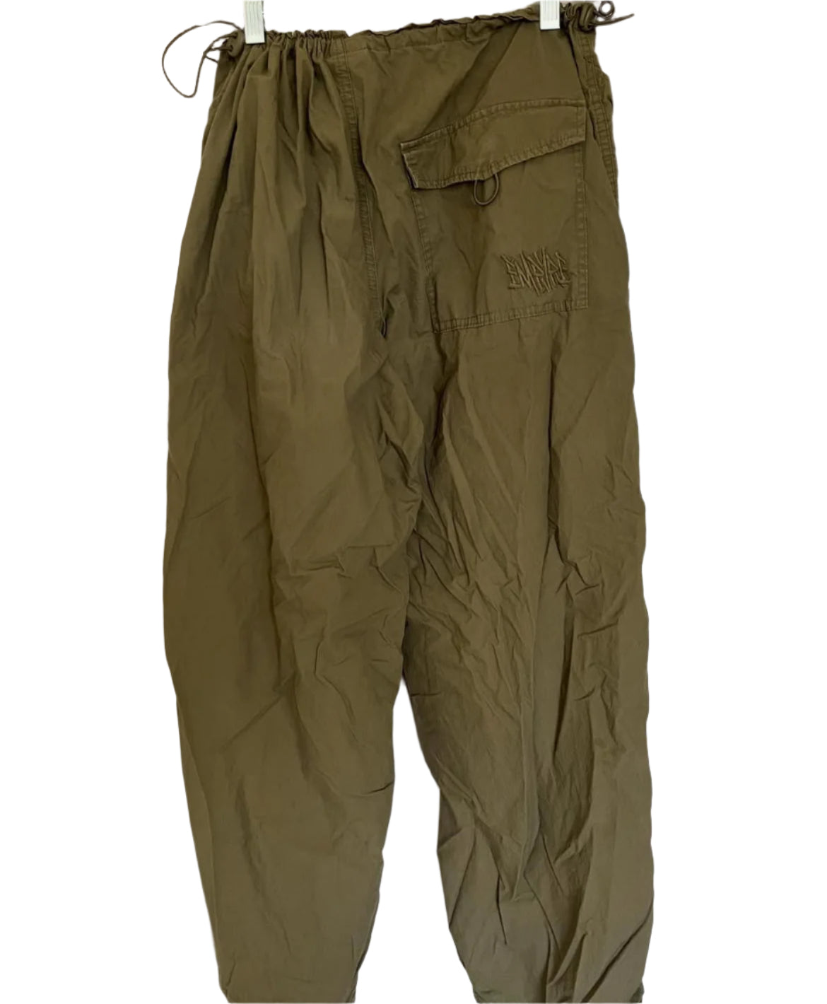 EMPYRE Nylon SK8 Parachute Olive Green Pants