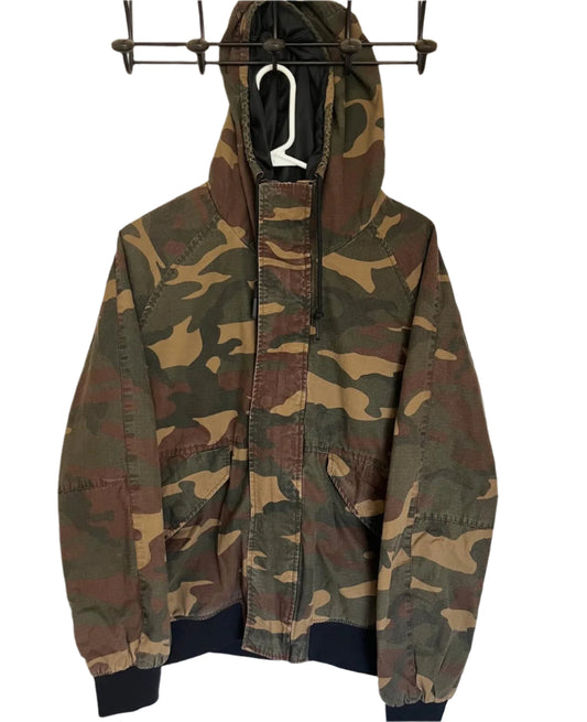 Camo Streetwear Zara Man Zip up hoodie